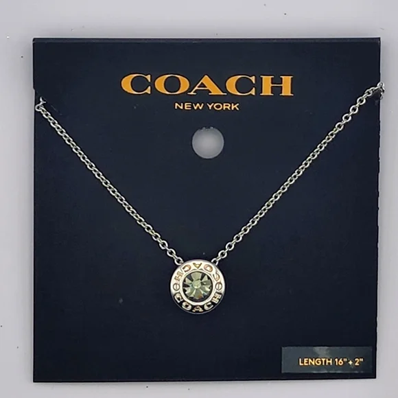 Coach Joined Circle Necklace Buy COACH Rose Gold Open Circle Stone - Main Image